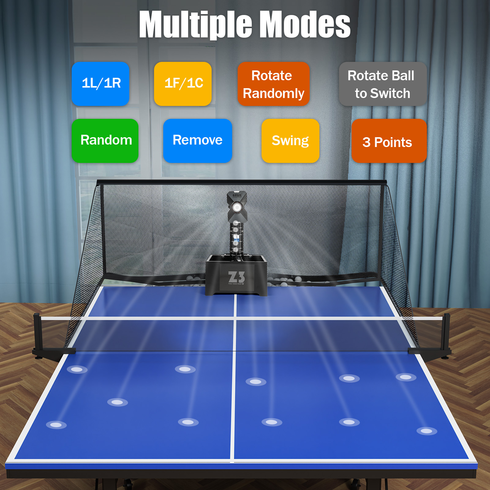 Table Tennis Robot with Net&10 – Table Tennis Player Bewertung und Preis