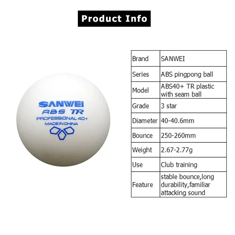 SANWEI-ABS TR 3 Star Table Ten – Table Tennis Player Bewertung und Preis