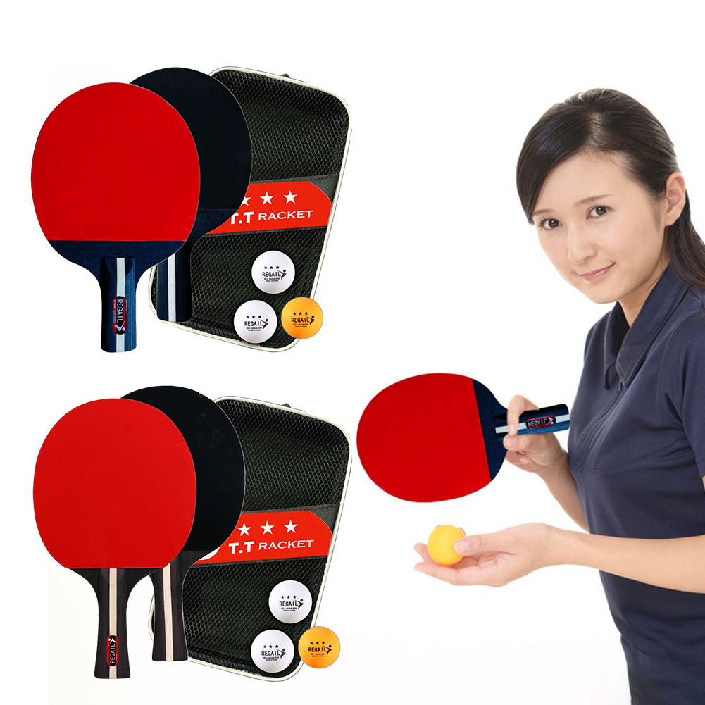 Table Tennis Racket 2 Rackets  – Table Tennis Kit Bag Bewertung und Preis