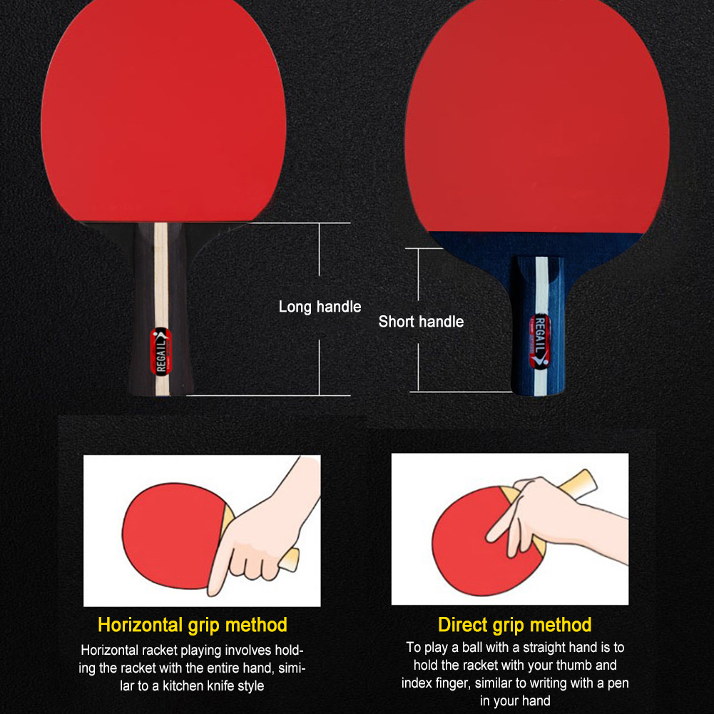 Table Tennis Racket 2 Rackets  – Table Tennis Kit Bag Bewertung und Preis