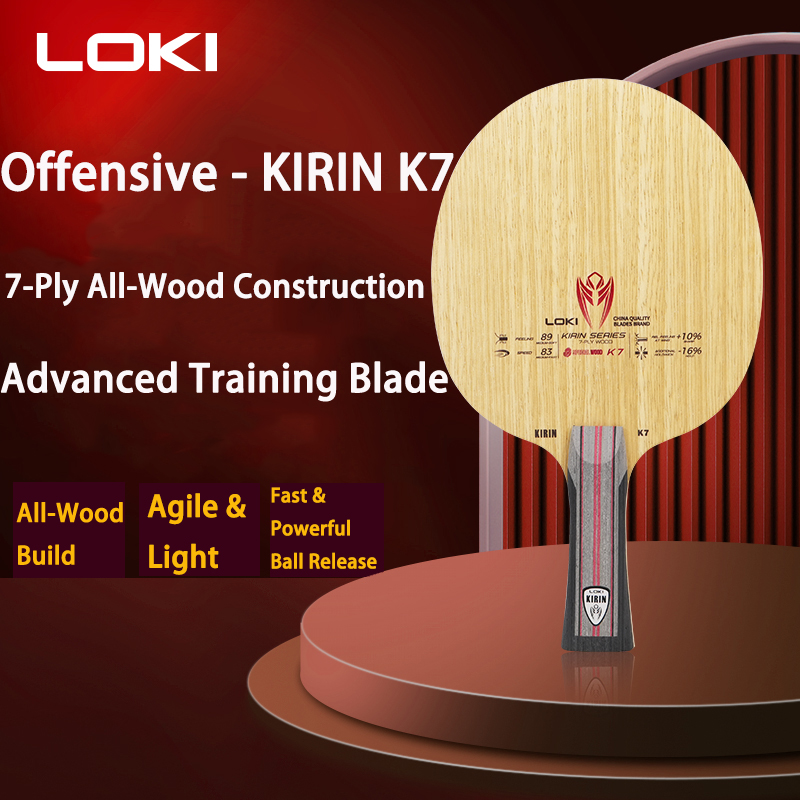 LOKI 7Ply Pure Wood Ping Pong  – Table Tennis Player Bewertung und Preis