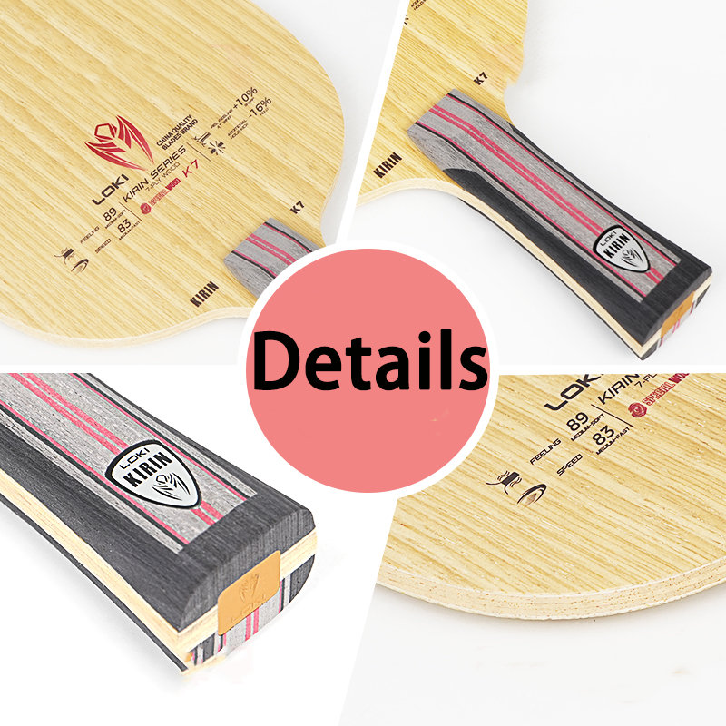 LOKI 7Ply Pure Wood Ping Pong  – Table Tennis Player Bewertung und Preis