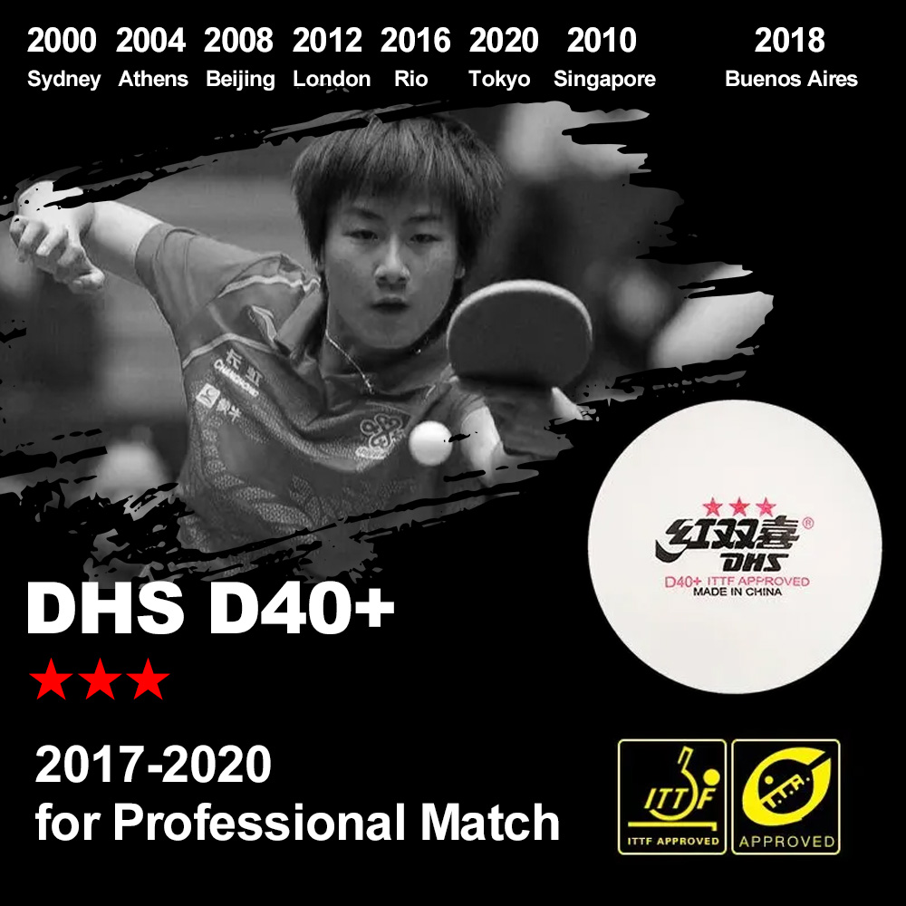 DHS D40+ DJ40+ Ping Pong Balls – Table Tennis Player Bewertung und Preis